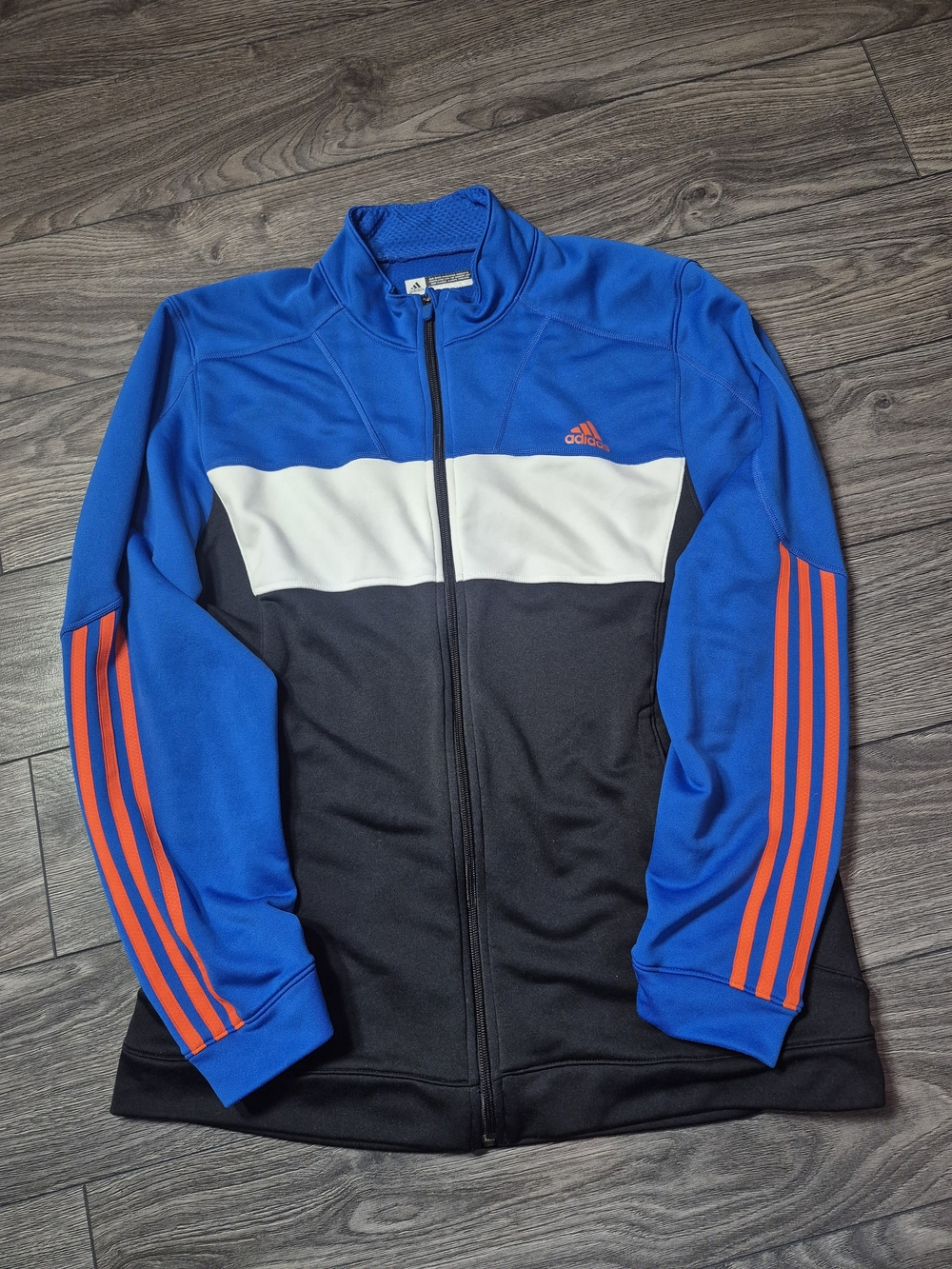Vintage Adidas Marathon 10 Climalite Track Jacket L